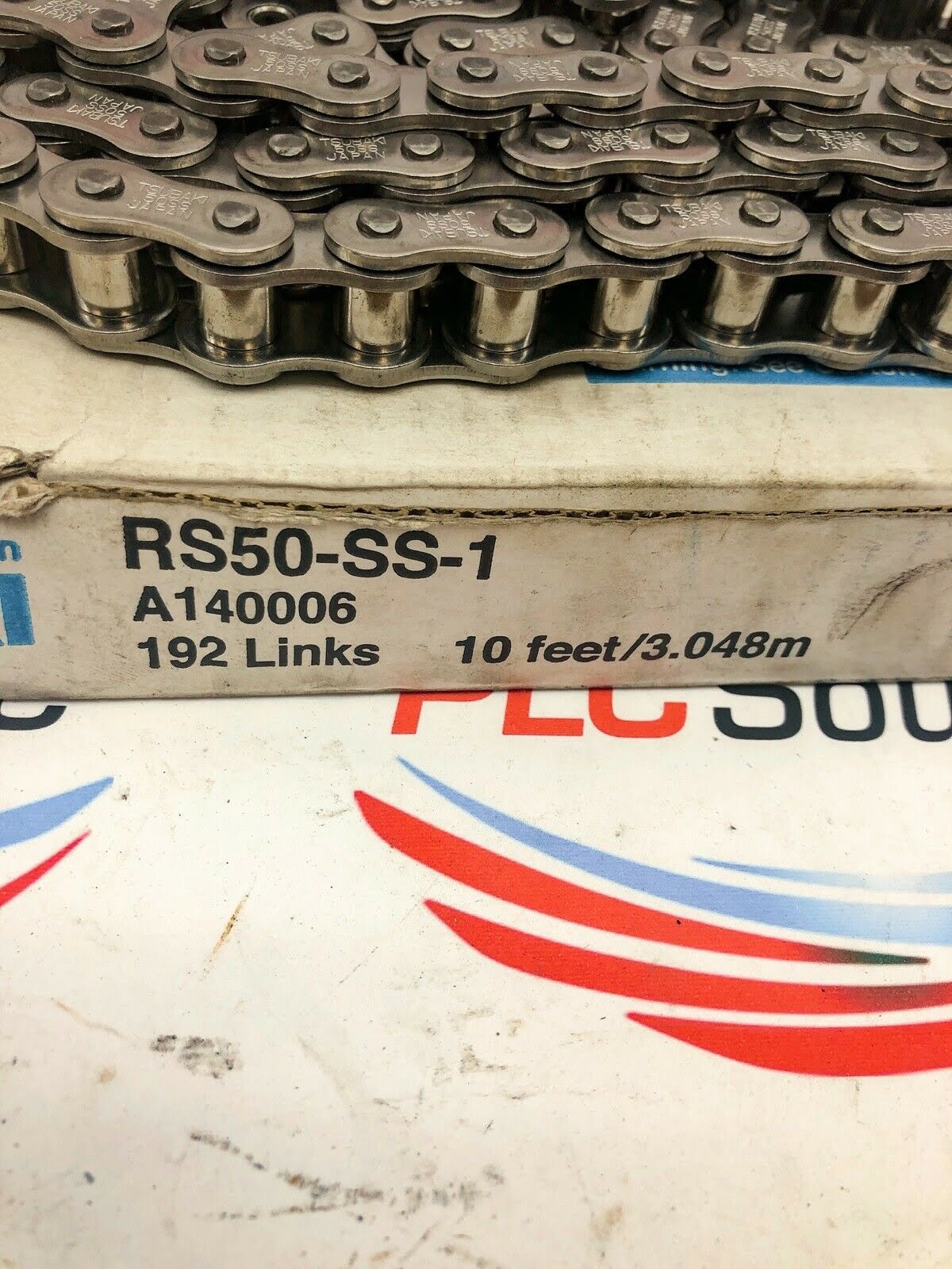 Tsubaki Rs50-ss-1 Roller Chain 192 Links RS50SS1 for sale online 