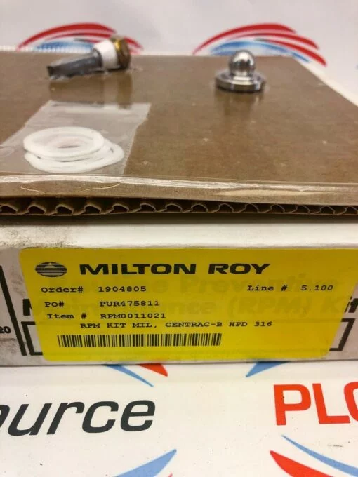 MILTON ROY RPM0011021 CENTRAC-B HPD 316SS LIQUID END METERING PUMP SERVICE KIT - Image 3