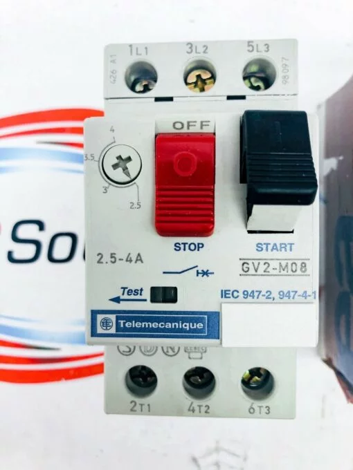 TELEMECANIQUE GV2-M08 MOTOR CIRCUIT BREAKER - Image 4