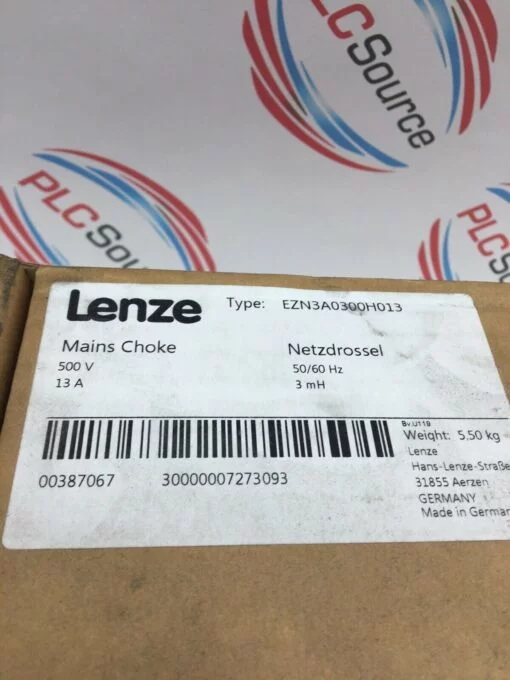 LENZE EZN3A0300H013 500V 13A MAINS LINE CHOKE - Image 2