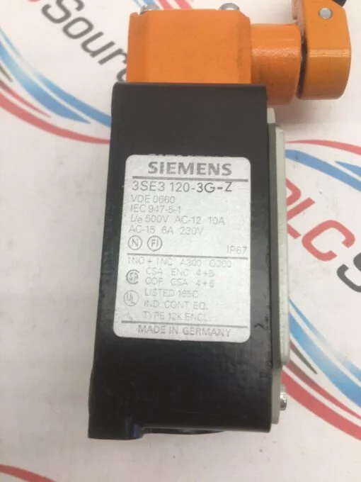 SIEMENS 3SE3 120-3G-Z POSITION LIMIT SWITCH - Image 4