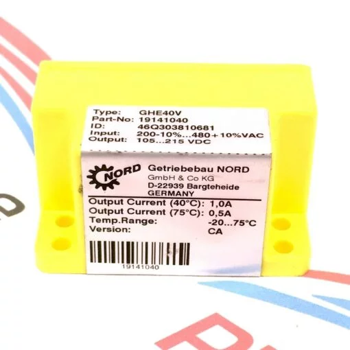 GETRIEBEBAU NORD GHE40V 19141040 BRAKE RECTIFIER