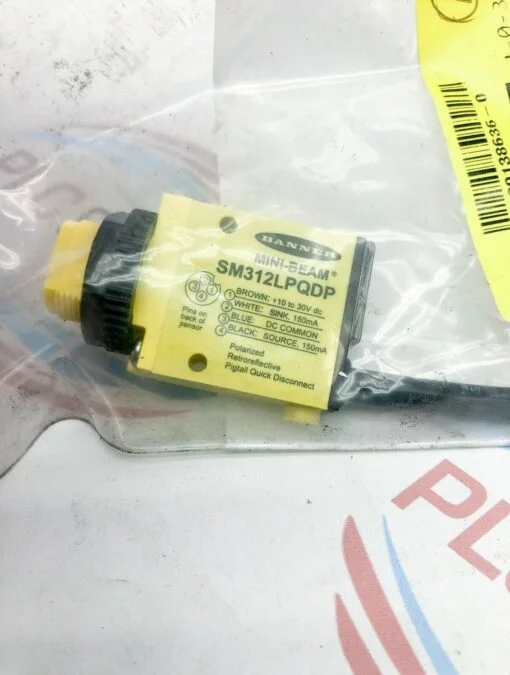 BANNER SM312LPQDP MINI BEAM SENSOR w/ 150 mm CABLE - Image 2