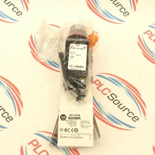 ALLEN BRADLEY 800MR-24HD2BRAK SERIES D AMBER SELECTOR SWITCH - Image 2