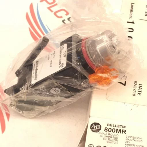 ALLEN BRADLEY 800MR-24HD2BRAK SERIES D AMBER SELECTOR SWITCH - Image 4