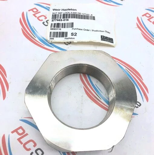 WEIR HAZELTON 577669-016 IMPELLER LOCKNUT 3.000 OD 12THD R
