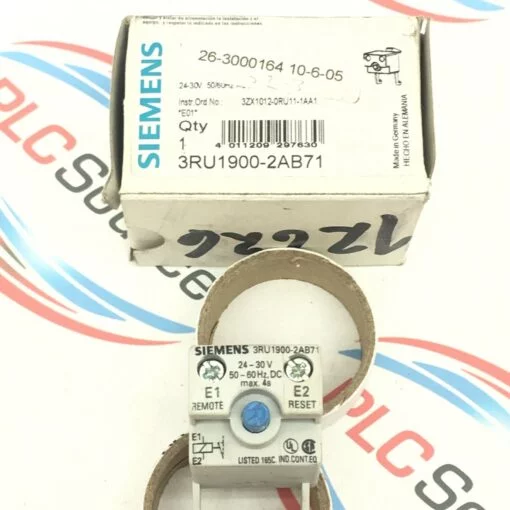 SIEMENS 3RU1900-2AB71 REMOTE RESET MODULE