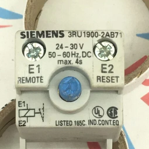 SIEMENS 3RU1900-2AB71 REMOTE RESET MODULE - Image 2