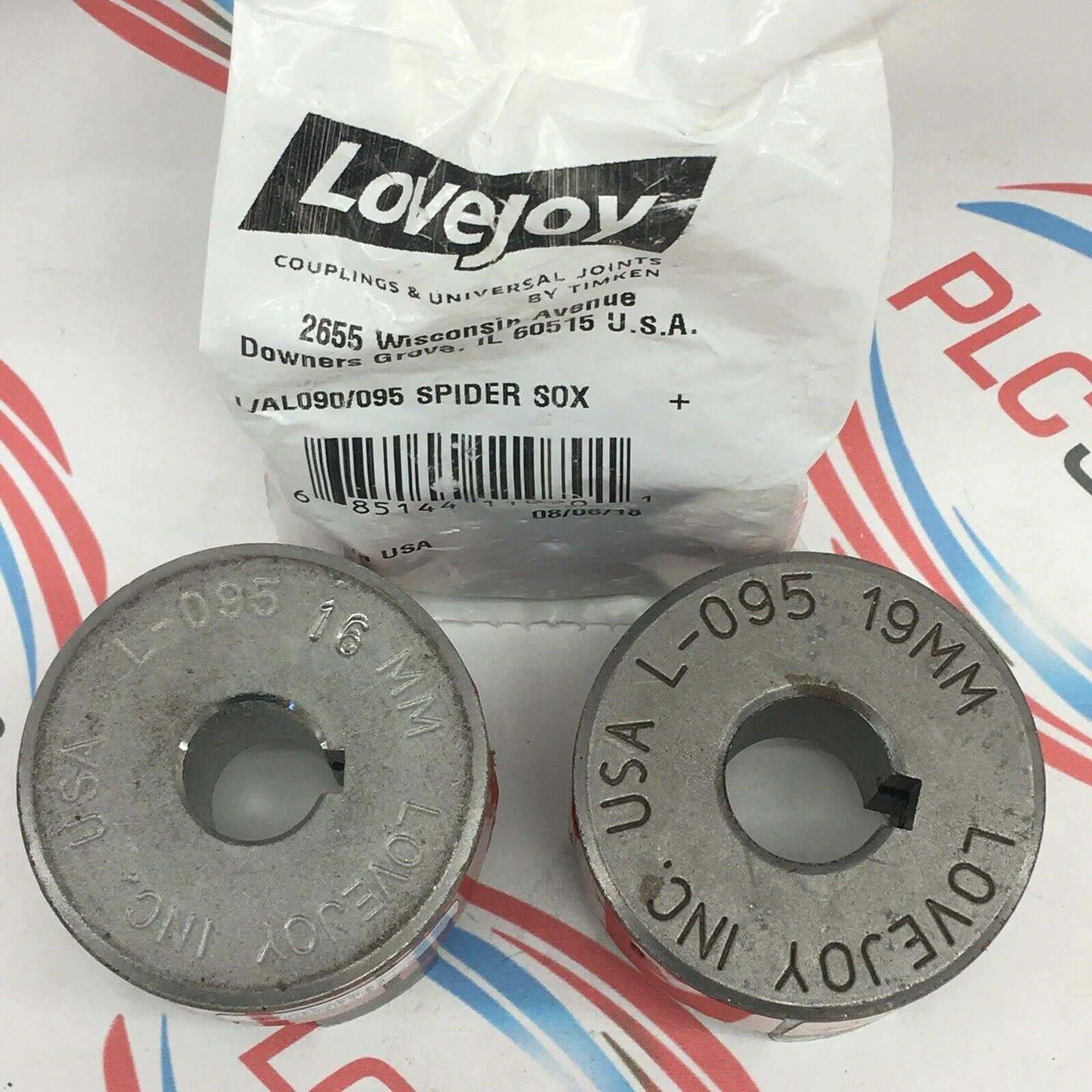 Uxcell 2pcs L099/L100 Jaw Coupling Insert, Urethane Flexible