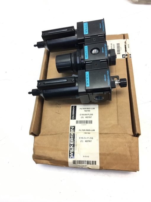 NEW IN BOX WILKERSON C18-04-FLG0 Filter Regulator Lubricator, 1/2 In