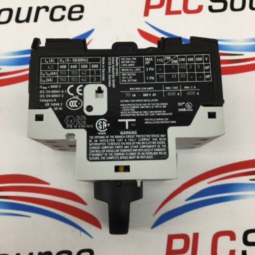 EATON PKZMO-6.3 MOTOR PROTECTIVE CIRCUIT BREAKER - Image 3