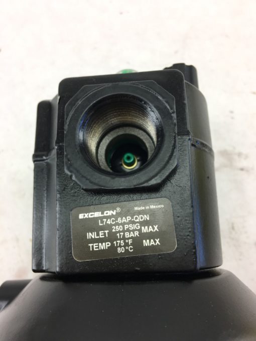 NEW EXCELON L74C-6AP-QDN LUBRICATORÂ 3/4â? PTF 250 PSIG, 17 BAR, FAST SHIP! B323 2
