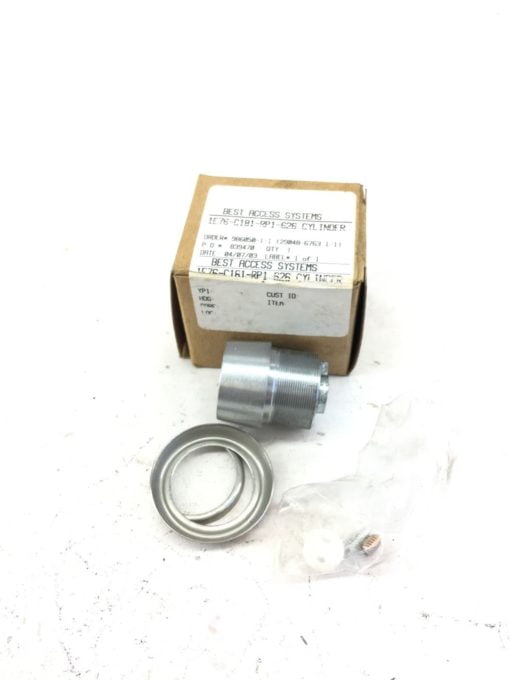 NEW IN BOX BEST ACCESS SYSTEMSÂ 1E76-C181-RP1-626 Tapered Mortise Cylinder, B323 2