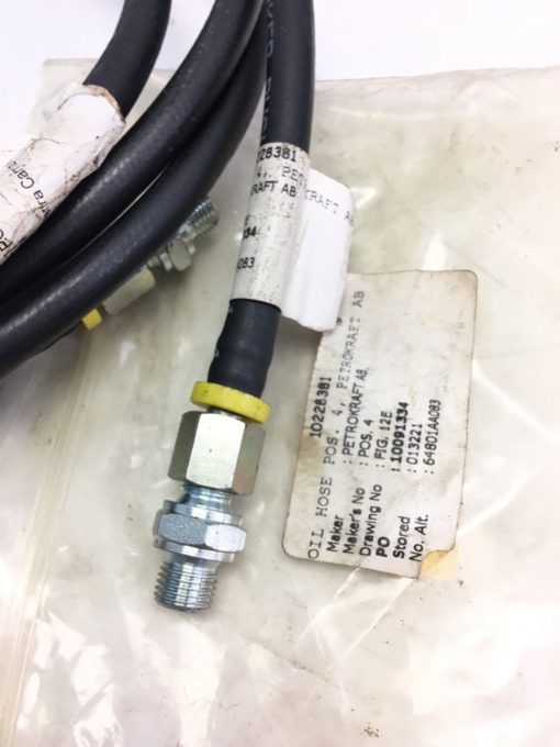 NEW LOT OF 2Â PETROKRAFT OIL HOSE AB/POS 4 FIGURE 12E, FAST SHIPPING, (B278) 2