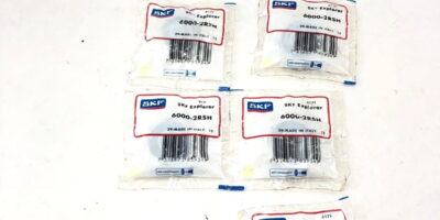 LOT OF 8 NEW IN BAG SKF 6000-2RSH RUBBER SEALED DEEP GROOVE BALL BEARING (A873) 1