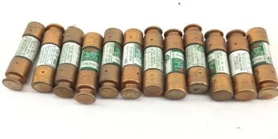 FUSETRON FRN-R-25 DUAL-ELEMENT FUSE LOT OF 12 (A618) 1