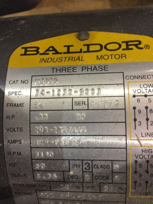 BALDOR ELECTRIC MOTOR