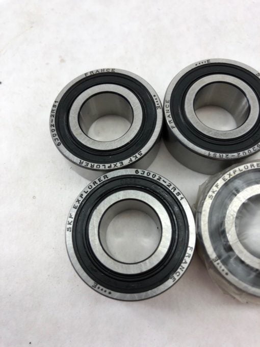 LOT OF 4 NEW SKF EXPLORER 63002-2RS1 BALL BEARINGS, FAST SHIP! (A874) 2