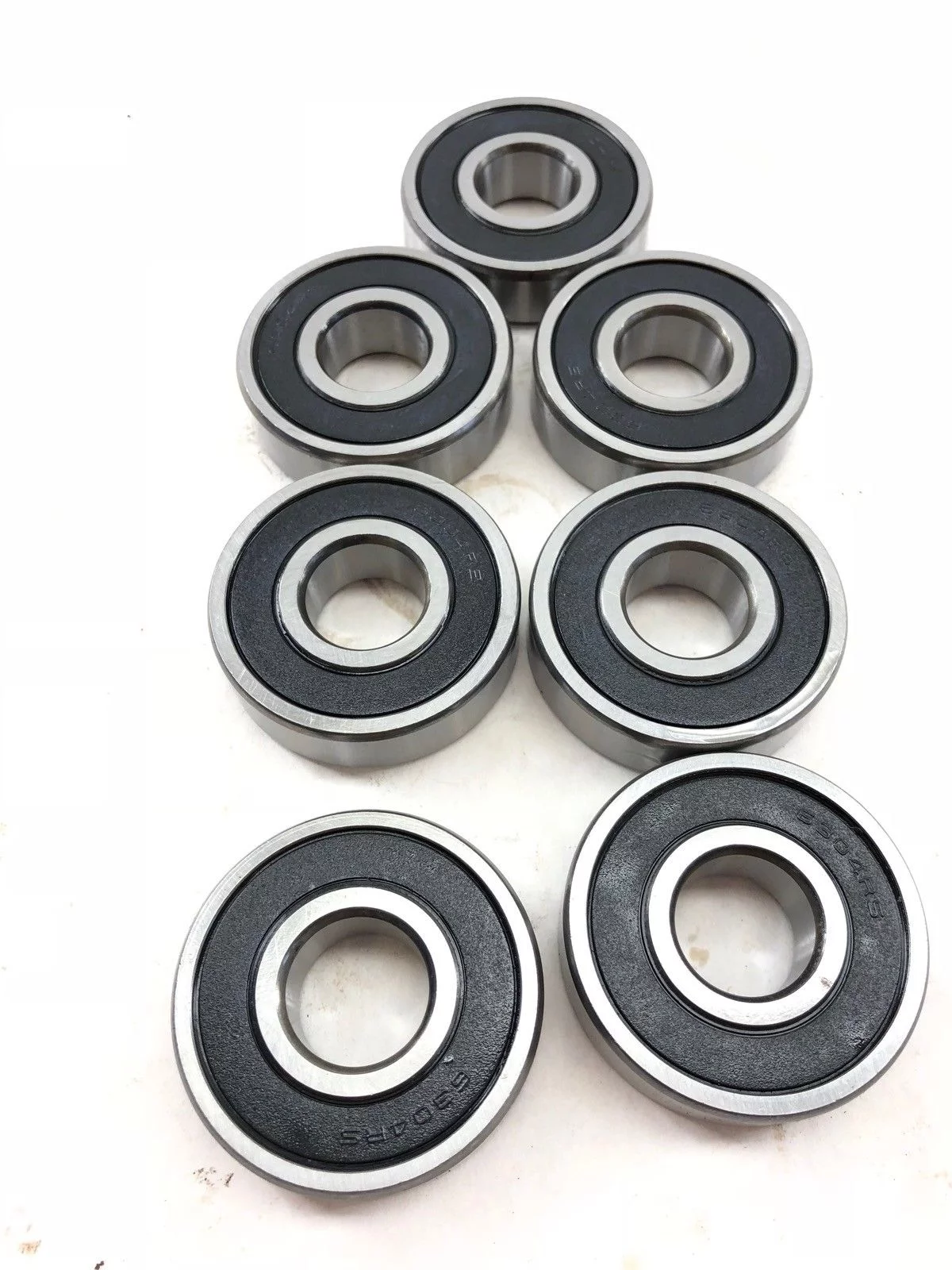 LOT OF 7 NEW 6304RS DEEP GROOVE RUBBER SEALED SHIELDED BALL BEARING (A875) 1