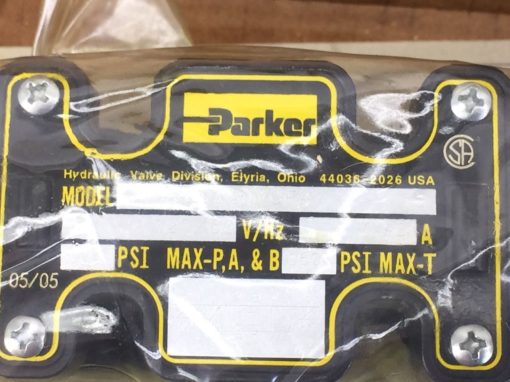 NIB! PARKER HYDRAULICS D1VW001CNYCF4 DBL SOLENOID VALVE (H275) 3