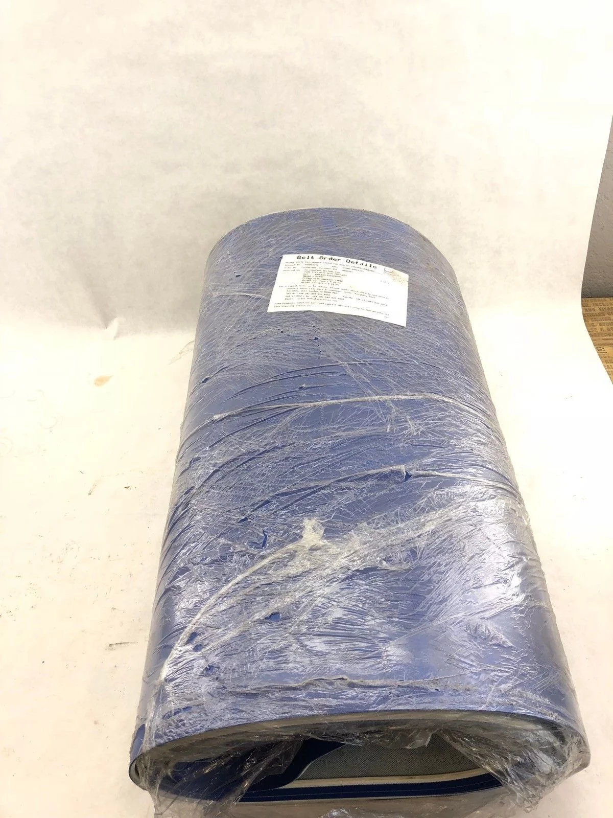 NEW 6M380 LENGTH 610MM WIDTH CONVEYOR BELT TT12 ENDLESS FLEXPROOF, BLUE, (TLO) 1