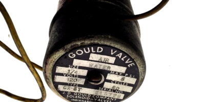 GOULD AIR WATER VALVE TYPE GX-3T, SIZE 1/4, 120VAC 60 CYCLES, MAX PSI 5, H117 1