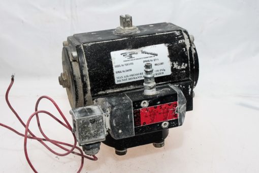 TRUTORQ TSR 8 F05 SPRING RETURN PNUEMATIC ACTUATOR W/ ASCO 8551 SOLENOID! (B127) 2