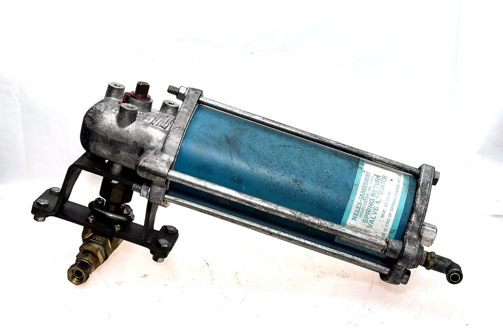 NELES-JAMESBURY ST13MS 13FT STROKE SPRING RETURN VALVE ACTUATOR FAST SHIP (B127) 1