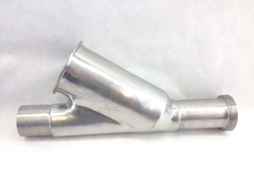 SS SANITARY FITTING WELD LATERAL 45* BALL CK VALVE HOUSING 2.25â? – 3
