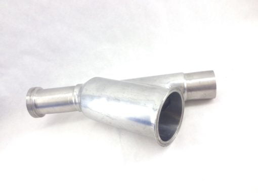 SS SANITARY FITTING WELD LATERAL 45* BALL CK VALVE HOUSING 2.25â? – 3