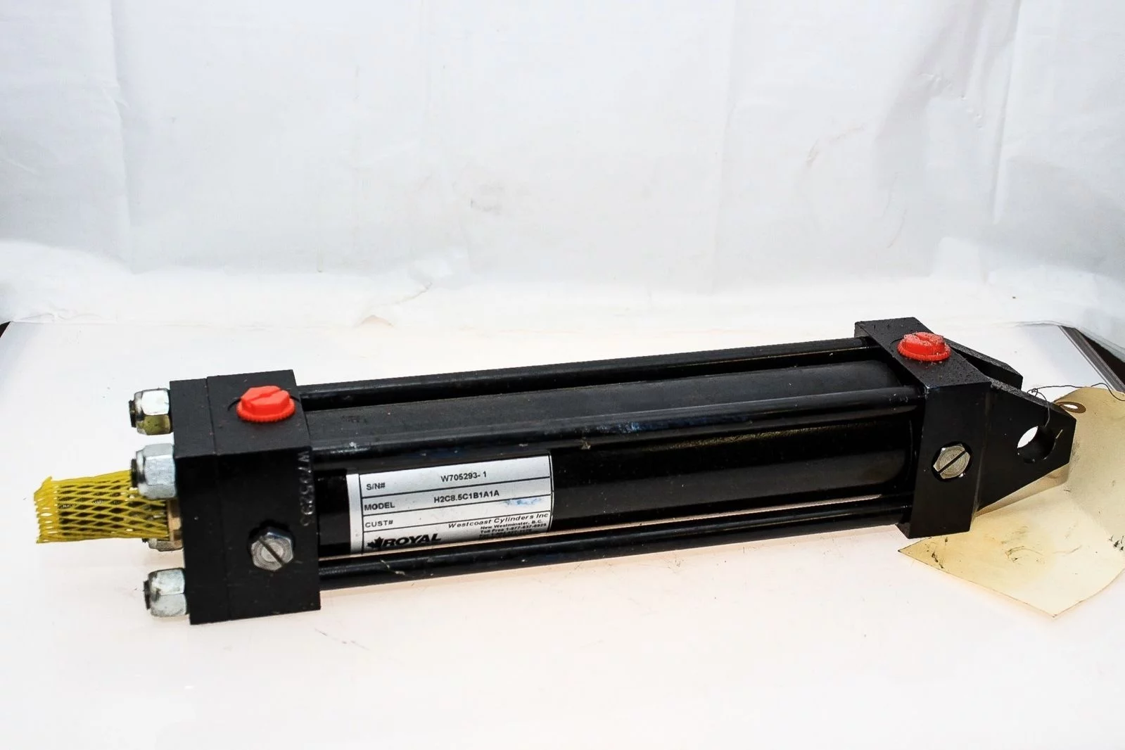 ROYAL WESTCOAST HYDRAULIC CYLINDER H2C8.5C1B1A1A 2â? B 8