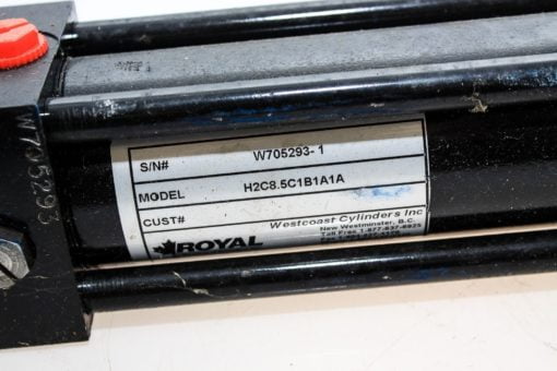 ROYAL WESTCOAST HYDRAULIC CYLINDER H2C8.5C1B1A1A 2â? B 8