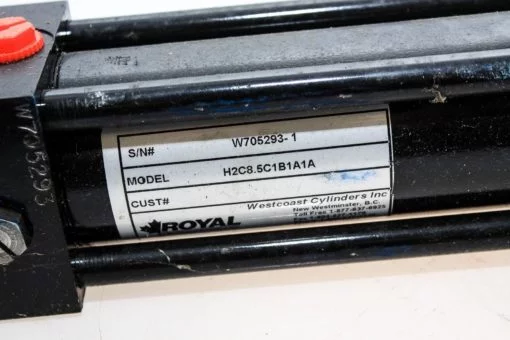 ROYAL WESTCOAST HYDRAULIC CYLINDER H2C8.5C1B1A1A 2â? B 8