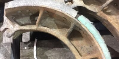OTR III GF ANC 4515ED 4197-3 SEMI TRAILER BRAKE SHOE (NP15) 1