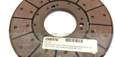 NEWÂ CYCLEDYNE 7570 ARMATURE PLATE FOR CYCLEDYNE DRIVE MOD K8-S22112, (B279) 1
