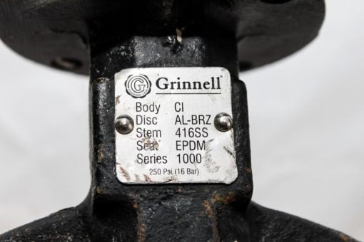 GRINNELL 1000 SERIES 4â? WAFER STYLE 416S STEEL BUTTERFLY VALVE! FAST SHIP (B128) 2