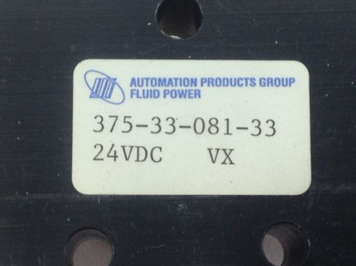 NIB!!! FLUID POWER 375-33-081-33 / 26E01017 OMNI AIR SOLENOID VALVE & COIL (B52) 2