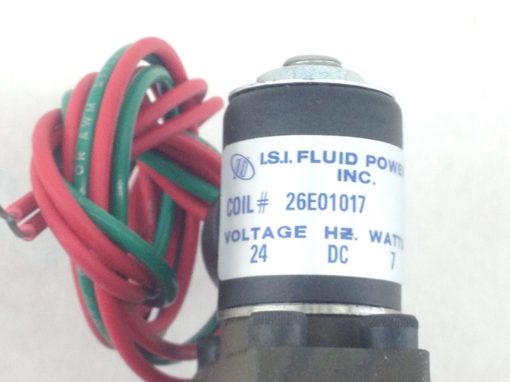 NIB!!! FLUID POWER 375-33-081-33 / 26E01017 OMNI AIR SOLENOID VALVE & COIL (B52) 3