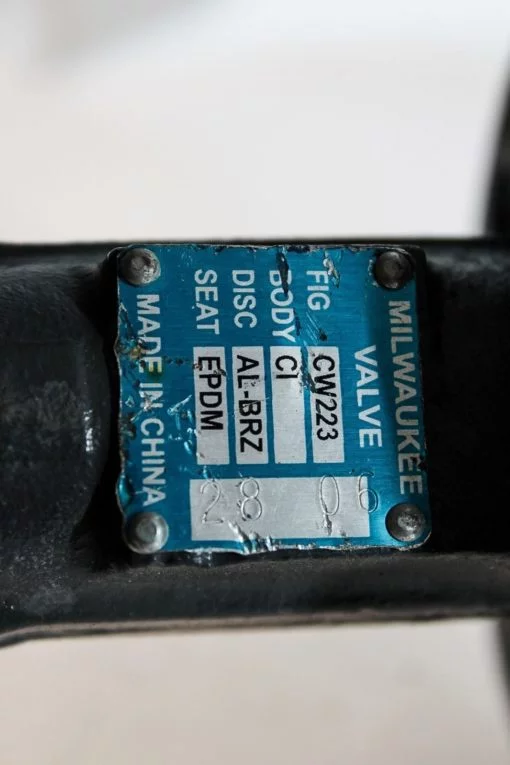 MILWAUKEE CW223 2 1/4” EPDM SEAT WAFER STYLEÂ BUTTERFLY VALVE! FAST SHIP! (B128) 2
