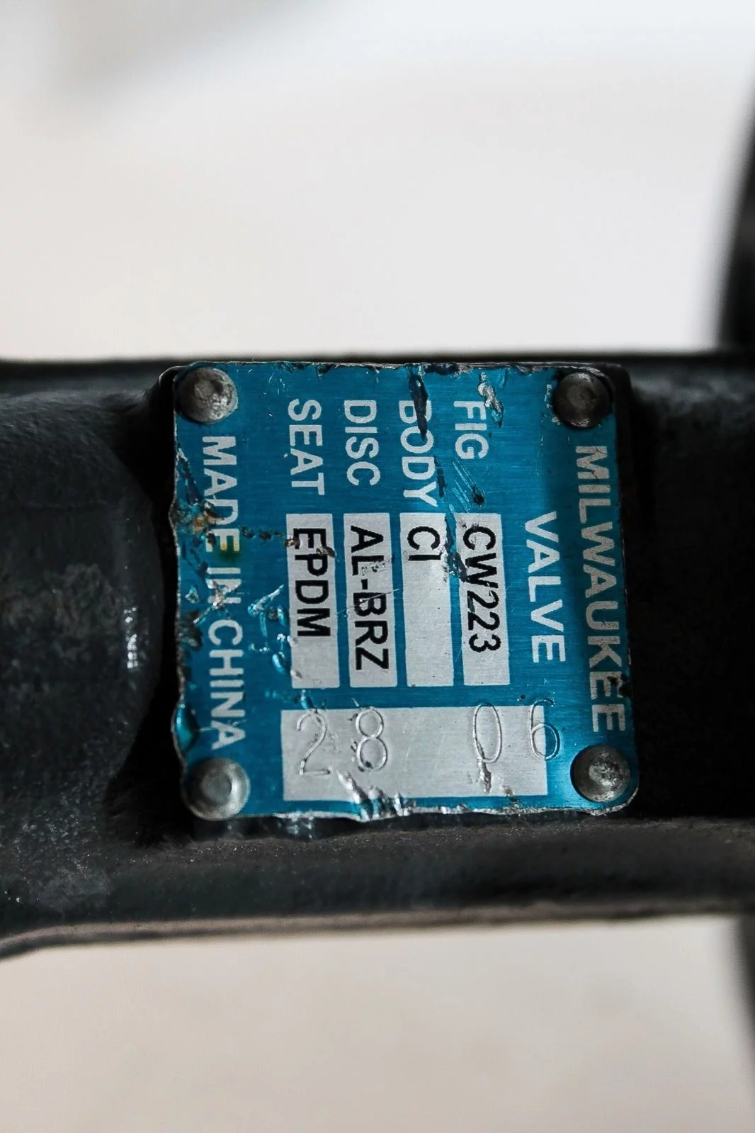 MILWAUKEE CW223 2 1/4” EPDM SEAT WAFER STYLEÂ BUTTERFLY VALVE! FAST SHIP! (B128) 2