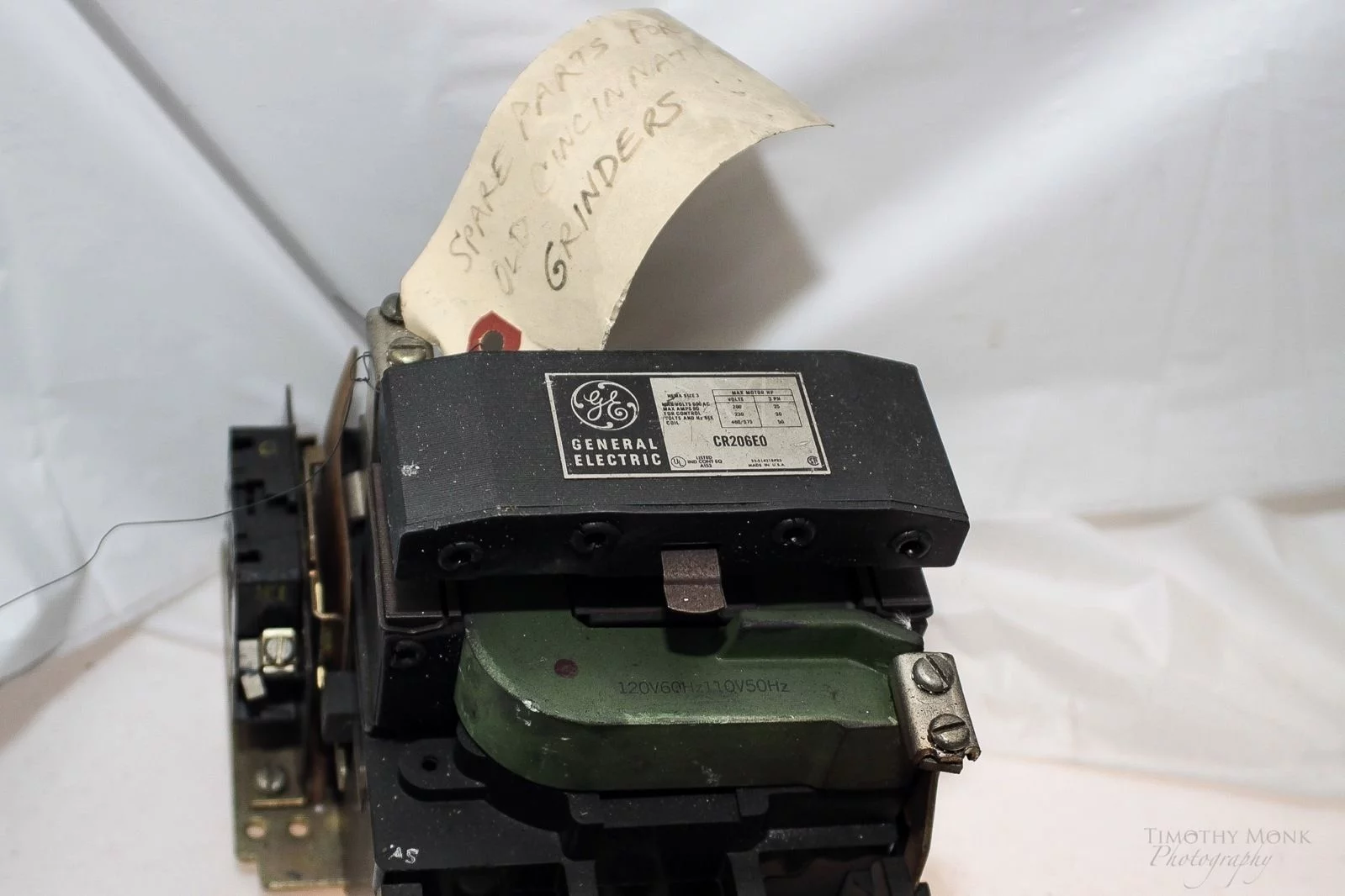 GE GENERAL ELECTRIC CR206E0 90A 600VAC 60Hz 3 PHASE MOTOR STARTER USED! (G02) 1