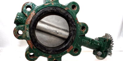 STOCKHAM LD 712 SS2-B 5″ 200PSI DUCTILE IRON BODY SS DISC BUTTERFLY VALVE (B128) 1