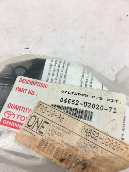 NEW IN BAG TOYOTA 04652-U2010-71 OVERHAUL CYLINDER REPAIR KIT, FAST SHIP! B325 2