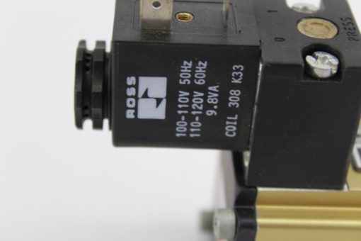 ROSS W6076D2301 PNEUMATIC AIR VALVE W/COIL *NEW missing one screw* (J77) 3