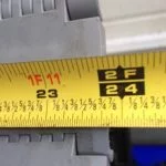 GREY/BLACK FLAT TOP PLASTIC CONVEYOR BELT 22’X23.875â?X0