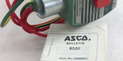 NNB! ASCO RED HAT II 8302G184-TMB SOLENOID PNEUMATIC VALVE 1/4â?, BRACKET (H146) 1