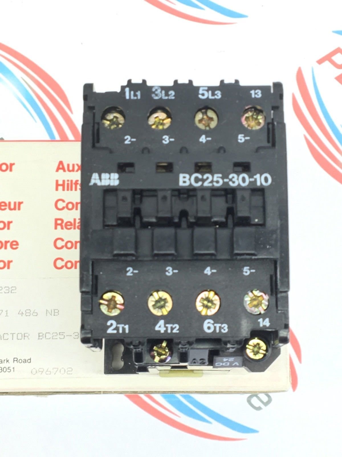 NEW ABB CONTACTOR BC25-30-10 24V COIL 45A AMP BC253010 