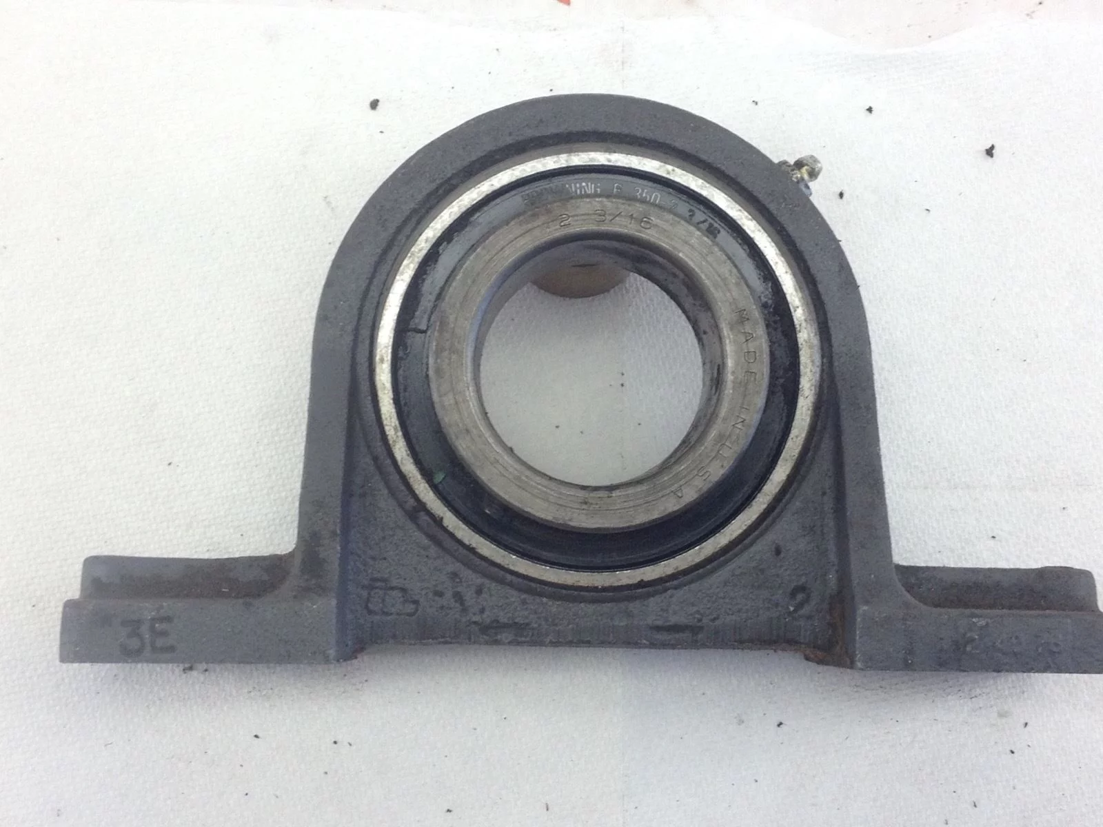 NEW! BROWNING # B-350-2-3/16″ PILLOW BLOCK BEARING 24978 FAST SHIP!!! (HB2 ) 1