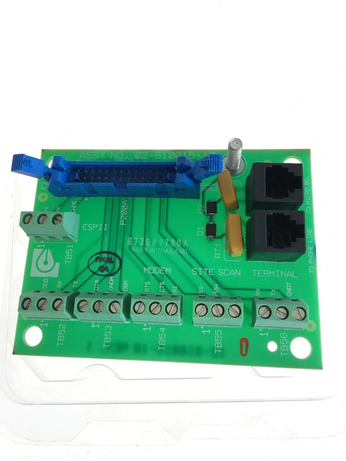 NEW IN PACKAGE LIEBERT EMERSONÂ 02-810015-10 PWA IFM COMMUNICATION CARD, H129 1