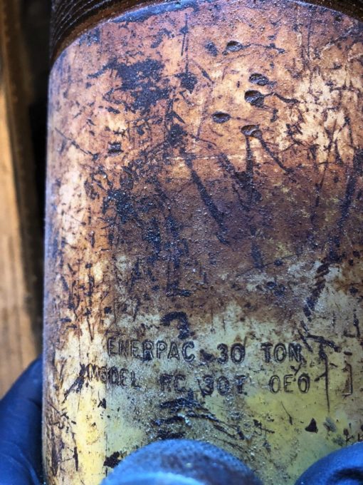 FOR PARTS UNTESTED ENERPAC RC-30T 0E0 HYDRAULIC CYLINDER 30 TON, FAST SHIP! NP17 2